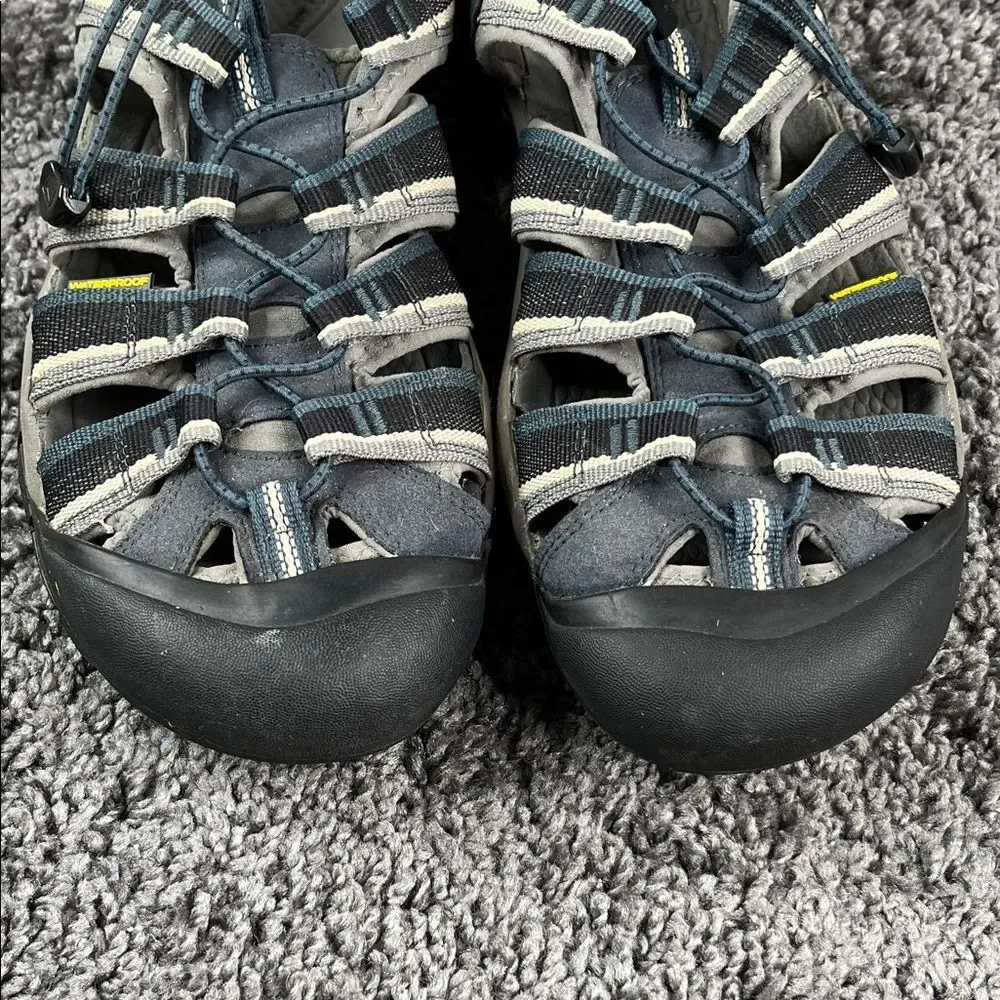 Keen Newport Men’s gray, blue and black waterproof Hiking Sandals